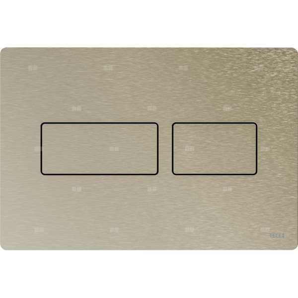 TECEsolid - Przycisk spłukujący do WC z metalu, nikiel szczotkowany