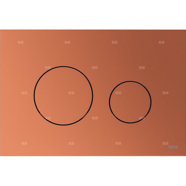 Przycisk spłukujący do stelaża (Mechaniczny) TECE loop tworzywo, kolor czerwony brąz metaliczny