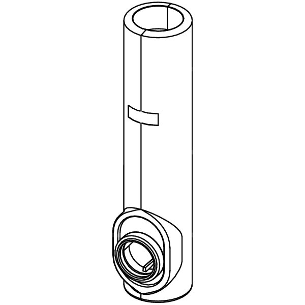 Osłona styropianowa kolana spustowego TECE profil