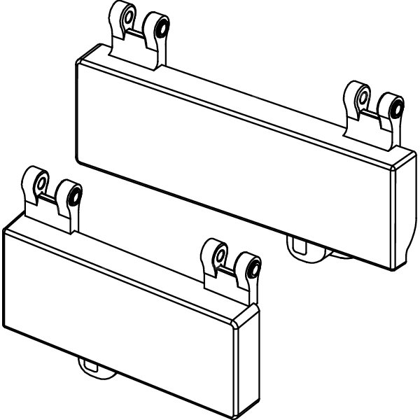 Przycisk spłukujący do stelaża (Mechaniczny) TECE lux, kolor biały