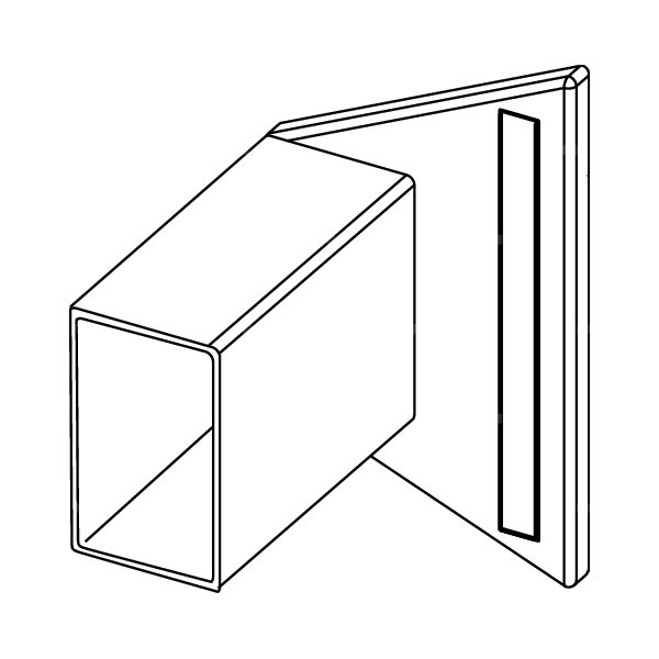 Kolanko wywiewne TECE lux