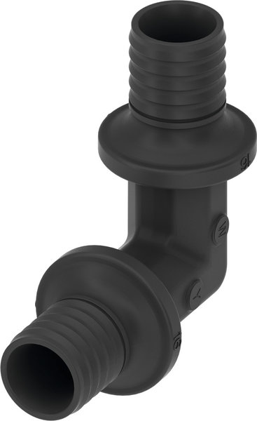 Kolano 90' TECE flex, tworzywo, 16  mm x 16  mm (zz x zz)