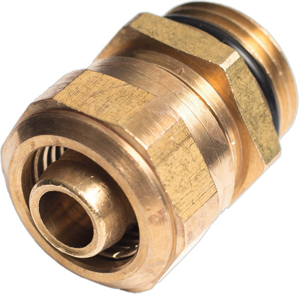 Śrubunek TECE flex Dwuczęściowy, mosiądz, 16 mm x 1/2'' (pz x GZ)