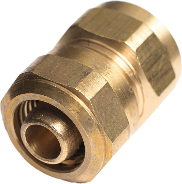 Śrubunek TECE flex Dwuczęściowy, mosiądz, 16 mm x 1/2'' (pz x GW)