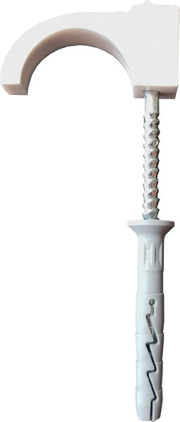 TECEflex - Obejma pojedyncza z kołkiem 16-25 mm (koszulka 6 x 40 mm, wkręt 65 mm)