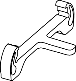 TECEdrainline - Dystans do rusztów, czarny matowy