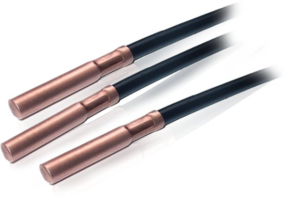 Czujnik KTY, L-5,00m, wer: [Cu 6.1x40mm, cyna]