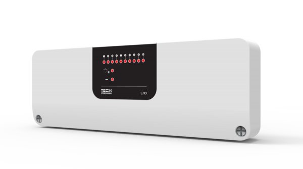 Przewodowy sterownik zaworów termostatycznych (10 sekcji), model L-10