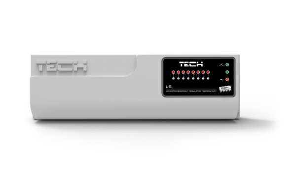 Przewodowy sterownik zaworów termostatycznych (8 sekcji), model L-5s