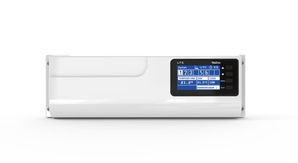 Przewodowy sterownik zaworów termostatycznych (8 sekcji) grzanie/chłodzenie, model L-7E