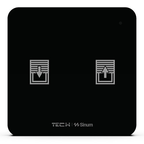 Włącznik ROLET Single WZ-02, komunikacja bezprzewodowa TECH WTP, kolor Czarny