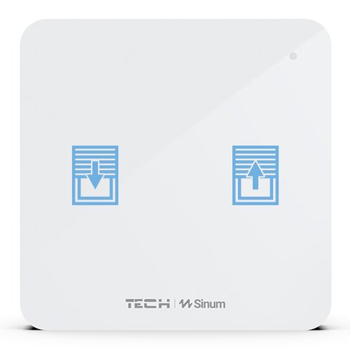 Włącznik ROLET Single WZ-02, komunikacja bezprzewodowa TECH WTP, kolor Biały