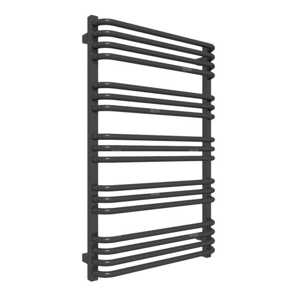 Grzejnik el. TERMA ALEX ONE 760/600 \ RAL 9004, podł. E1,600W kabel prosty z wtyczką [1,5m czarny]