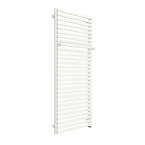 Grzejnik elektryczny TERMA CITY ONE 500 x 1320 mm, kolor biały drogowy RAL9016, moc 800 W, podłączenie E8, kabel spiralny z wtyczką 2,5m biały