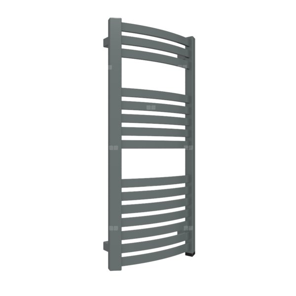 Grzejnik elektryczny TERMA DEXTER ONE 400 x 860 mm, kolor metaliczny szary, moc 400 W, podłączenie E1, kabel spiralny z wtyczką 2,5m srebrzysty