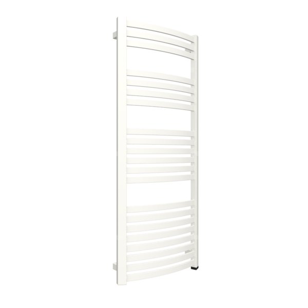 Grzejnik elektryczny TERMA DEXTER ONE 500 x 1220 mm, kolor biały soft RAL9016, moc 600 W, podłączenie E1, kabel prosty bez wtyczki 1,5m biały