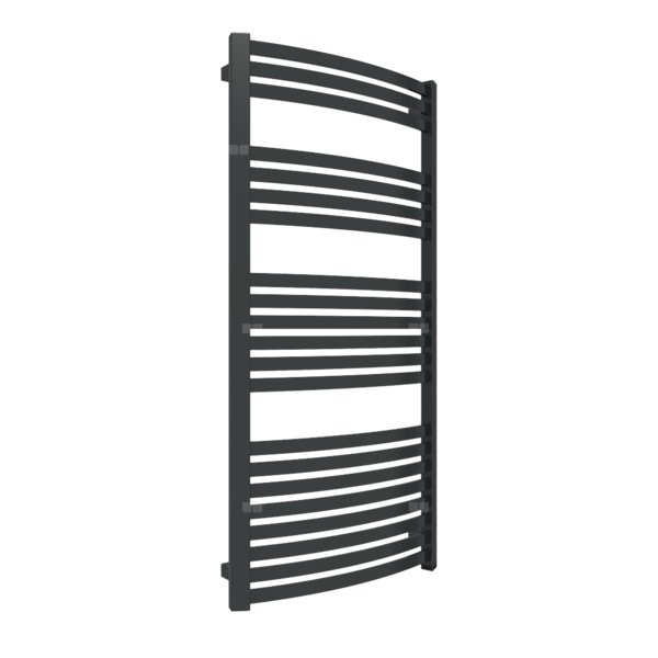 Grzejnik el. TERMA Dexter One 1220/600 \ Black Crocodile New, podł. E8, kabel prosty bez wtyczki [1,