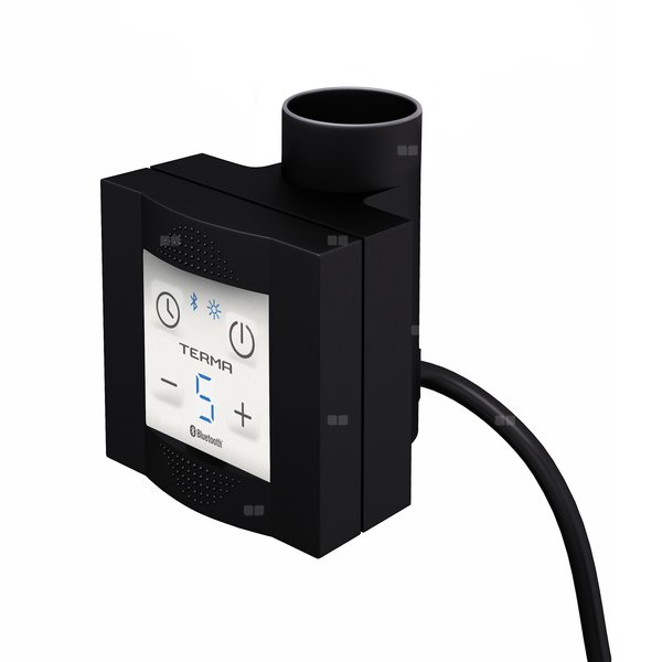 Sterownik TERMA KTX 4 Blue Karton, RAL 9005 mat, kabel spiralny z wtyczką [czarny, 2,5m, logo Terma, instr. TERMA]