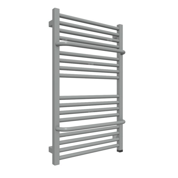 Grzejnik elektryczny TERMA LIMA ONE 500 x 820 mm, kolor sól i pieprz, moc 400 W, podłączenie E8, kabel prosty bez wtyczki 1,5m srebrzysty