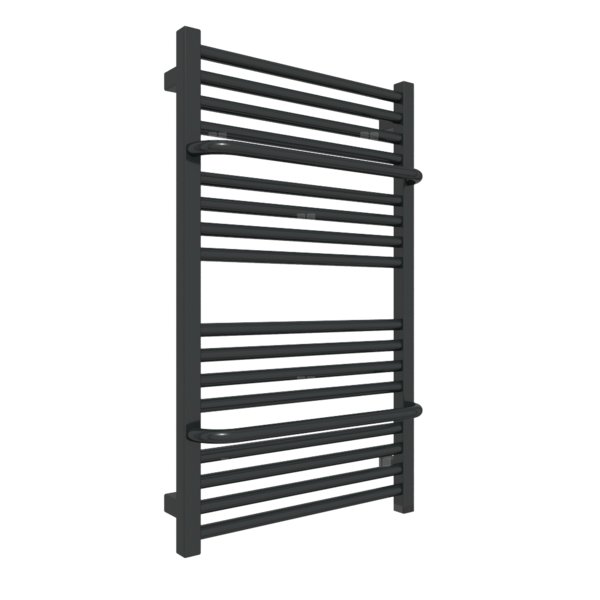 Grzejnik elektryczny TERMA LIMA ONE 500 x 820 mm, kolor czarny jak kruk RAL9005, moc 400 W, podłączenie E1, kabel prosty bez wtyczki 1,5m