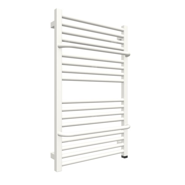 Grzejnik elektryczny TERMA LIMA ONE 500 x 820 mm, kolor biały drogowy RAL9016, moc 400 W, podłączenie E8, kabel prosty bez wtyczki 1,5m biały