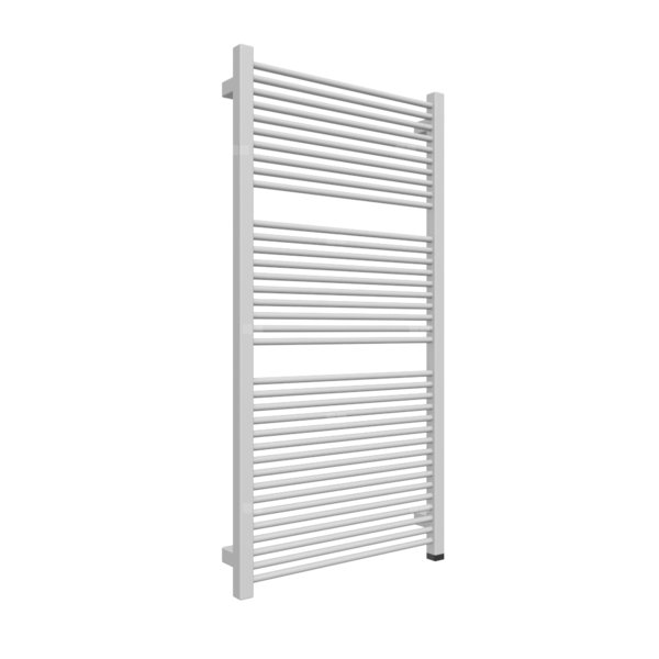 Grzejnik elektryczny TERMA MIKE ONE 530 x 1035 mm, kolor srebrny mat, moc 600 W, podłączenie E1, kabel prosty z wtyczką 1,5m srebrzysty