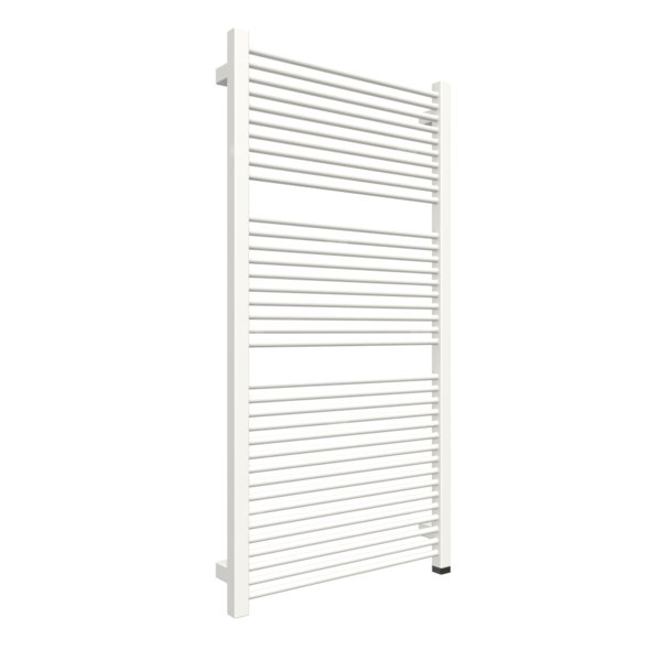 Grzejnik elektryczny TERMA MIKE ONE 530 x 1035 mm, kolor biały soft RAL9016, moc 600 W, podłączenie E1, kabel spiralny z wtyczką 2,5m biały