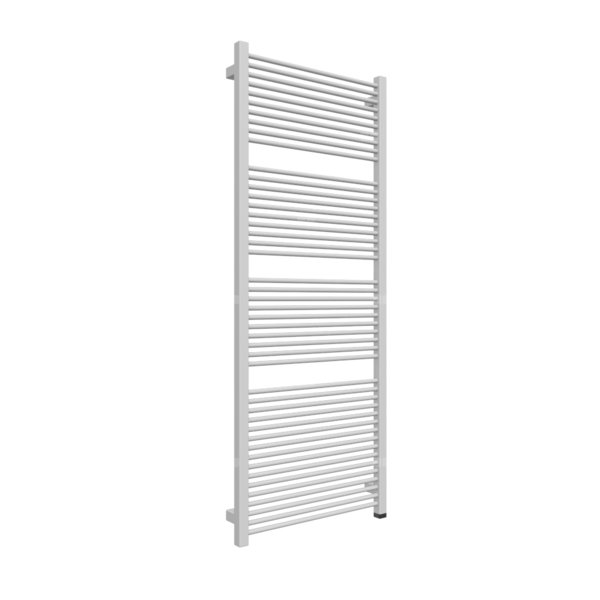 Grzejnik elektryczny TERMA MIKE ONE 530 x 1335 mm, kolor chrom, moc 600 W, podłączenie E8, kabel spiralny z wtyczką 2,5m srebrzysty