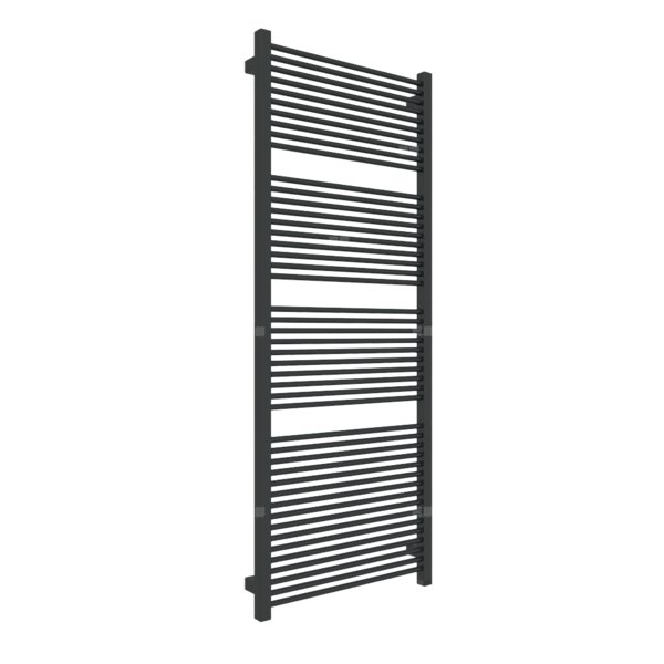 Grzejnik elektryczny TERMA MIKE ONE 530 x 1335 mm, kolor czarny jak kruk RAL9005, moc 800 W, podłączenie E8, kabel prosty bez wtyczki 1,5m czarny