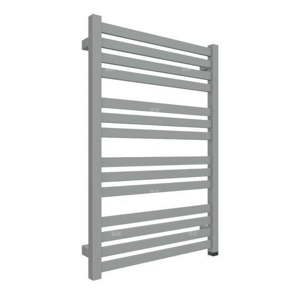 Grzejnik elektryczny TERMA MARLIN ONE 530 x 780 mm, kolor sól i pieprz, moc 400 W, podłączenie E1, kabel prosty bez wtyczki 1,5m srebrzysty