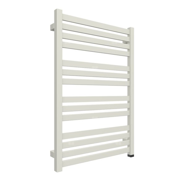 Grzejnik elektryczny TERMA MARLIN ONE 530 x 780 mm, kolor biało-szary RAL9002, moc 400 W, podłączenie E8, kabel spiralny z wtyczką 2,5m srebrzysty