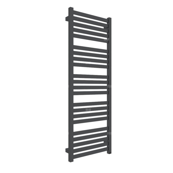 Grzejnik elektryczny TERMA MARLIN ONE 430 x 1185 mm, kolor metaliczna czerń, moc 400 W, podłączenie E8, kabel prosty bez wtyczki