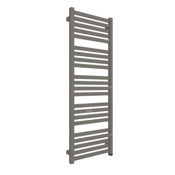 Grzejnik elektryczny TERMA MARLIN ONE 430 x 1185 mm, kolor szary kwarcytowy RAL7039, moc 400 W, podłączenie E1, kabel prosty z wtyczką 1,5m srebrzysty