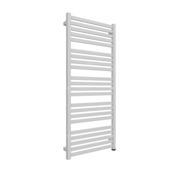 Grzejnik elektryczny TERMA MARLIN ONE 530 x 1185 mm, kolor chrom, moc 400 W, podłączenie E8, kabel prosty bez wtyczki 1,5m srebrzysty