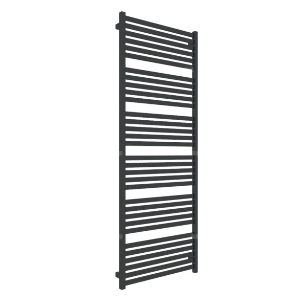 Grzejnik elektryczny TERMA MARLIN ONE 630 x 1680 mm, kolor czarny jak kruk RAL9005, moc 1000 W, podłączenie E1, kabel prosty bez wtyczki