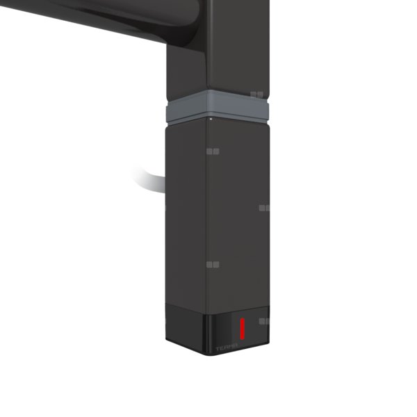 Grzałka TERMA One K30x30, 300W Tuba, Heban, kabel spiralny z wtyczką [czarny, 2,5m, logo Terma, instr. TERMA]