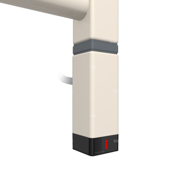 Grzałka TERMA One K30x30, 600W Tuba, Sparkling Cream, kabel spiralny z wtyczką [biały, 2,5m, logo Terma, instr. TERMA]