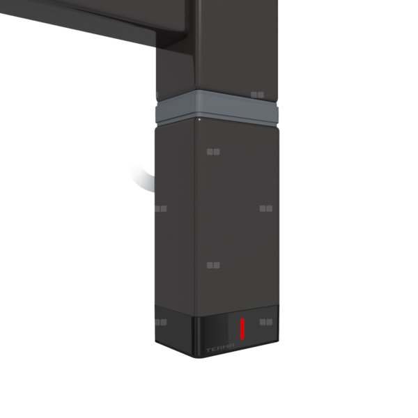 Grzałka TERMA One P30x40, 1000W Tuba, Heban, kabel prosty bez wtyczki [czarny, 1,5m, logo Terma, instr. TERMA]