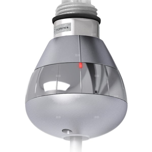 Grzałka TERMA REG 3, 800W Tuba, Chrom CRO, kabel prosty bez wtyczki [srebrzysty, 1,5m, instr. TERMA]