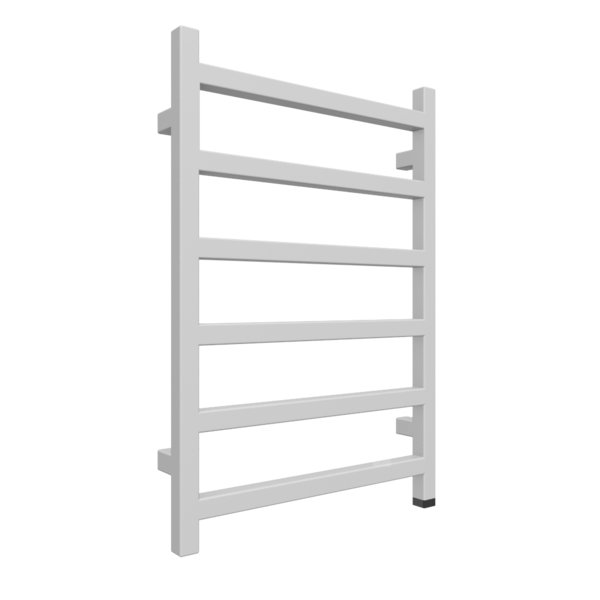 Grzejnik elektryczny TERMA SIMPLE ONE 500 x 720 mm, kolor szary mleczny soft RAL7047, moc 300 W, podłączenie E8, kabel prosty bez wtyczki 1,5m srebrzysty