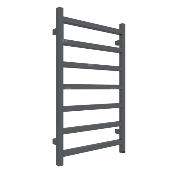 Grzejnik elektryczny TERMA SIMPLE ONE 500 x 840 mm, kolor czarny anodowy, moc 300 W, podłączenie E8, kabel prosty bez wtyczki 1,5m