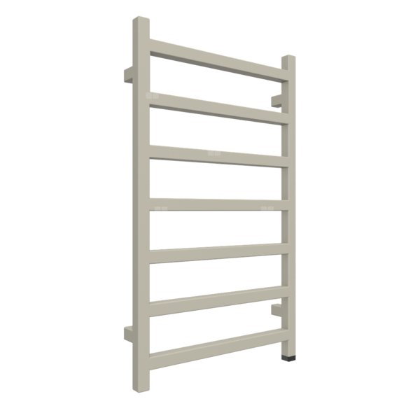 Grzejnik elektryczny TERMA SIMPLE ONE 500 x 840 mm, kolor kalifornijski beż, moc 300 W, podłączenie E1, kabel prosty bez wtyczki 1,5m srebrzysty