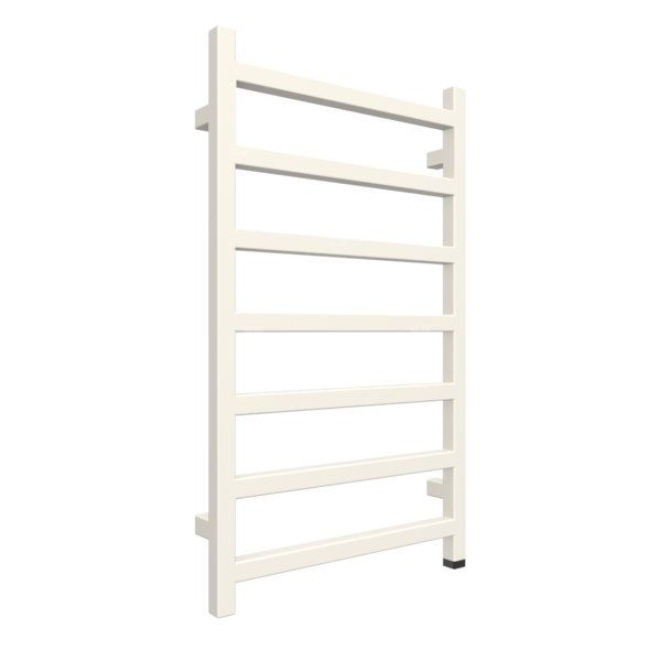 Grzejnik elektryczny TERMA SIMPLE ONE 500 x 840 mm, kolor pergamon, moc 300 W, podłączenie E1, kabel prosty bez wtyczki 1,5m srebrzysty