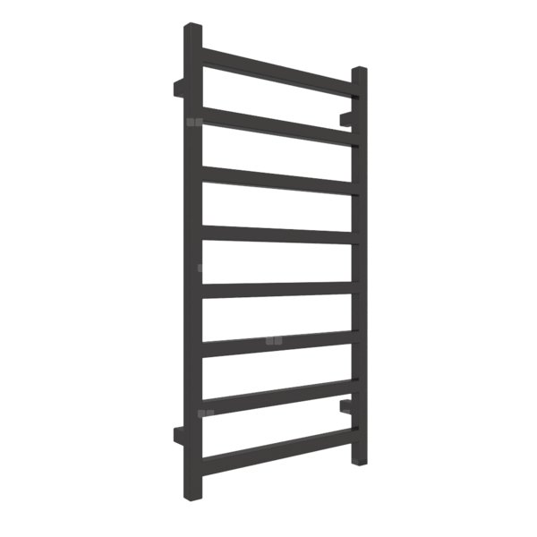 Grzejnik elektryczny TERMA SIMPLE ONE 500 x 960 mm, kolor heban, moc 400 W, podłączenie E8, kabel spiralny z wtyczką 2,5m czarny