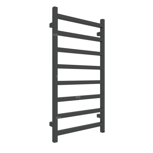 Grzejnik elektryczny TERMA SIMPLE ONE 500 x 960 mm, kolor czarny RAL9011, moc 400 W, podłączenie E8, kabel prosty bez wtyczki 1,5m czarny