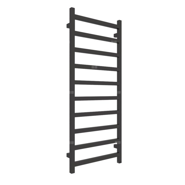 Grzejnik elektryczny TERMA SIMPLE ONE 500 x 1200 mm, kolor heban, moc 400 W, podłączenie E8, kabel spiralny z wtyczką 2,5m czarny