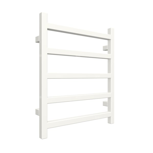 Grzejnik elektryczny TERMA SIMPLE 500 x 600 mm, kolor biały drogowy RAL9016, moc 200 W, podłączenie E8