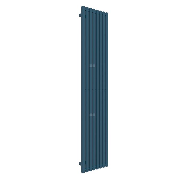 Grzejnik drabinkowy TERMA TRIGA, podłączenie ZX, wym. 1900 x 380 mm, kolor niebieski turkusowy RAL5001, moc 961W