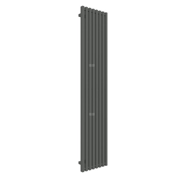 Grzejnik drabinkowy TERMA TRIGA, podłączenie ZX, wym. 1900 x 380 mm, kolor szary drogowy b RAL7043, moc 961W