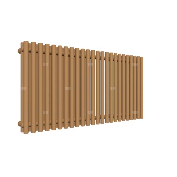 Grzejnik drabinkowy TERMA TUNE VWD, podłączenie VP, wym. 600 x 1190 mm, kolor Cu, moc 1450W